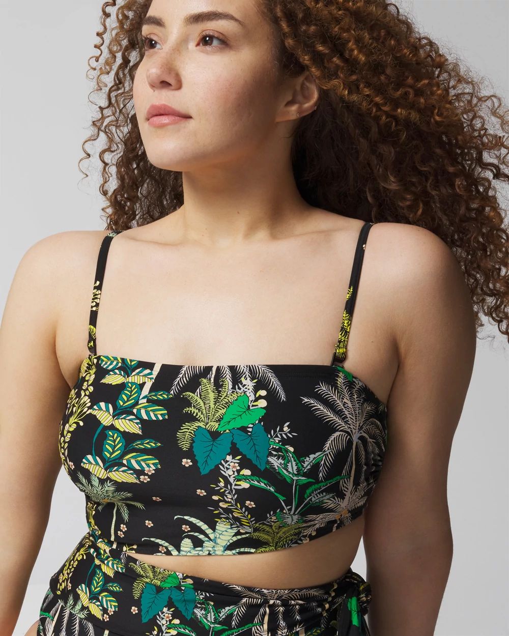 ribbon feather tops×rib onepiece set Rib Underwire One Piece - Cloud | DECJUBA